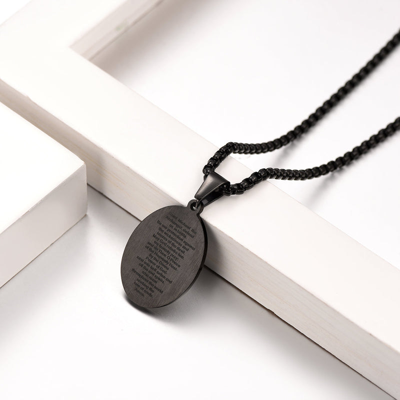 Archangel St. Michael Pendant Necklace Medal for