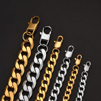 Cuban Link Chain Bracelet for