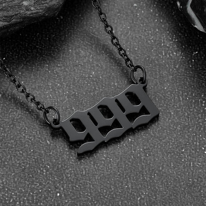 Personalized Angel Number Necklace for
