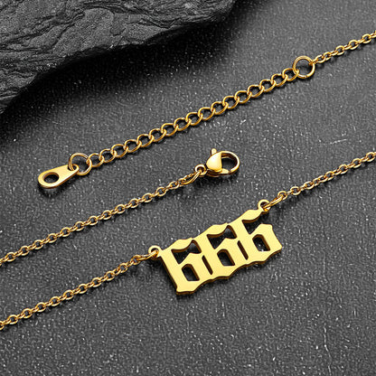 Personalized Angel Number Necklace for