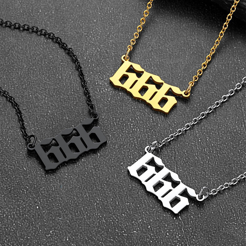 Personalized Angel Number Necklace for