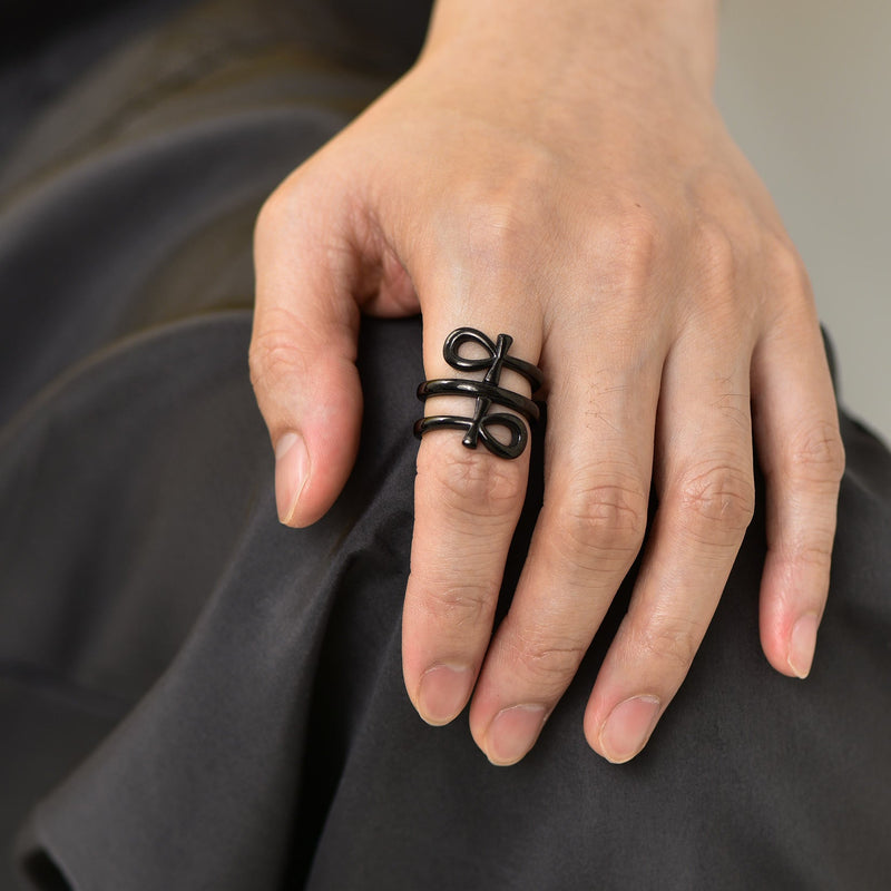 Egyptian Ankh Cross Rings Amulet Jewelry for