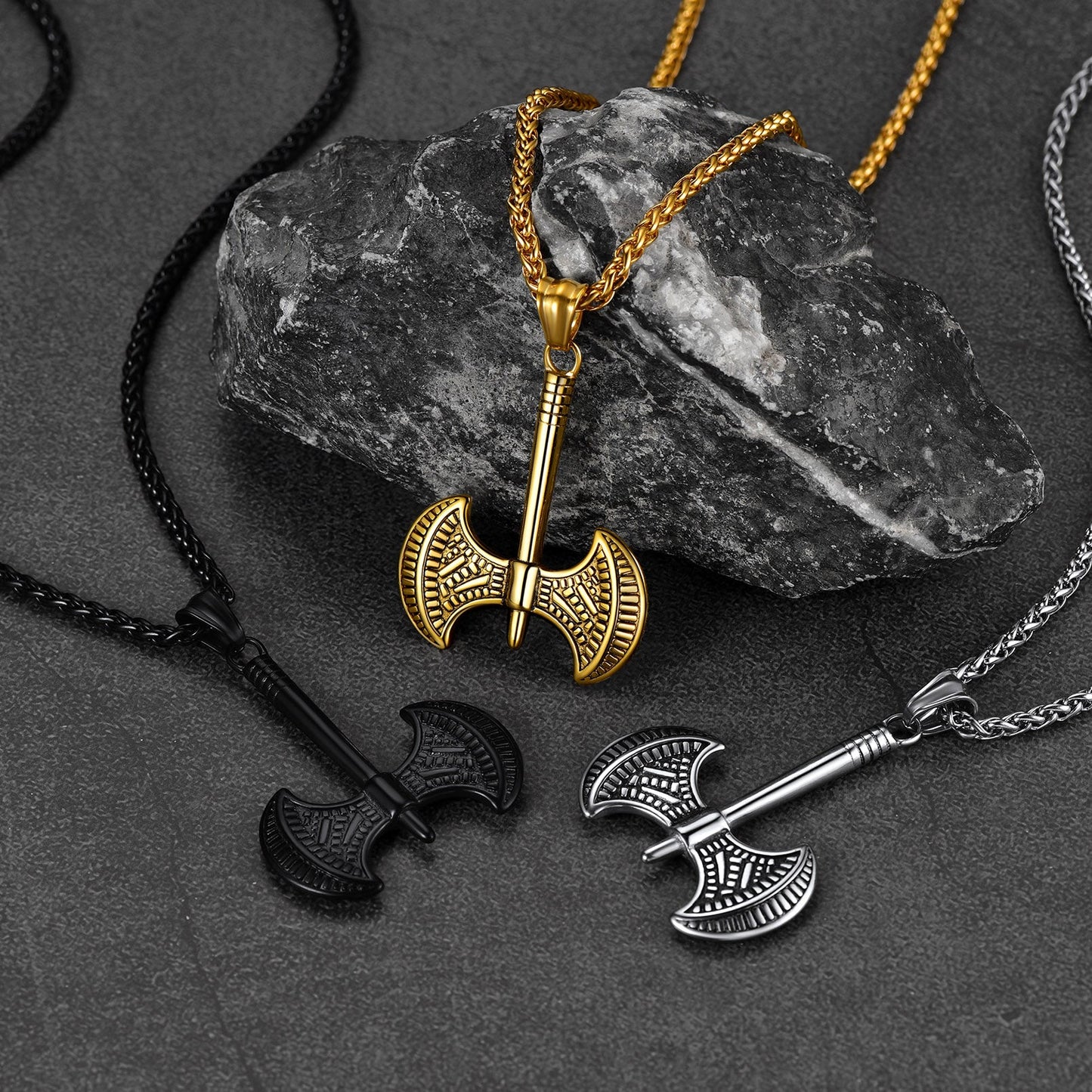 Flash Viking Axe Necklace Amulet Pendant Gift for