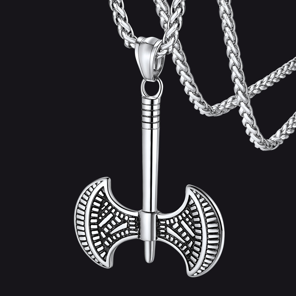 Flash Viking Axe Necklace Amulet Pendant Gift for