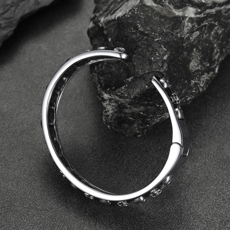 Skull Cuff Bracelet Gothic Punk Bangles for