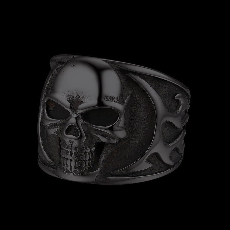 Gothic Frame Skull Ring Stainless Steel Ring for