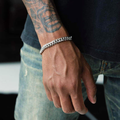 Miami Cuban Chain Bracelet 5/7/9/12mm Width Birthday Gift for