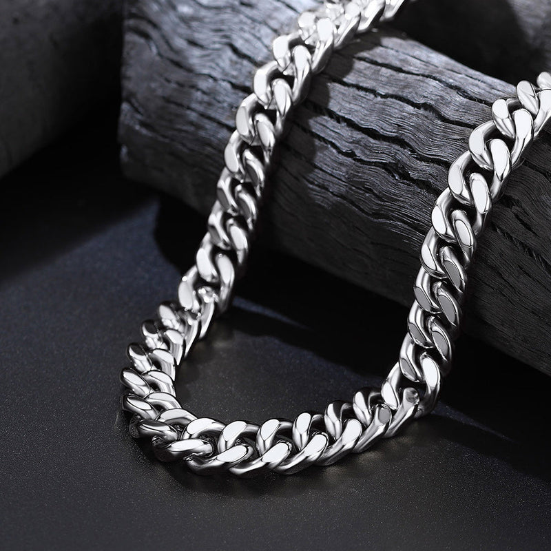 Miami Cuban Link Chain Necklace 5/7/9/12 Mm Chain for
