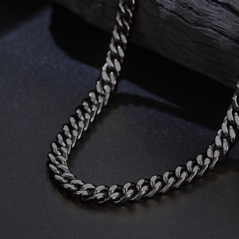 Miami Cuban Link Chain Necklace 5/7/9/12 Mm Chain for