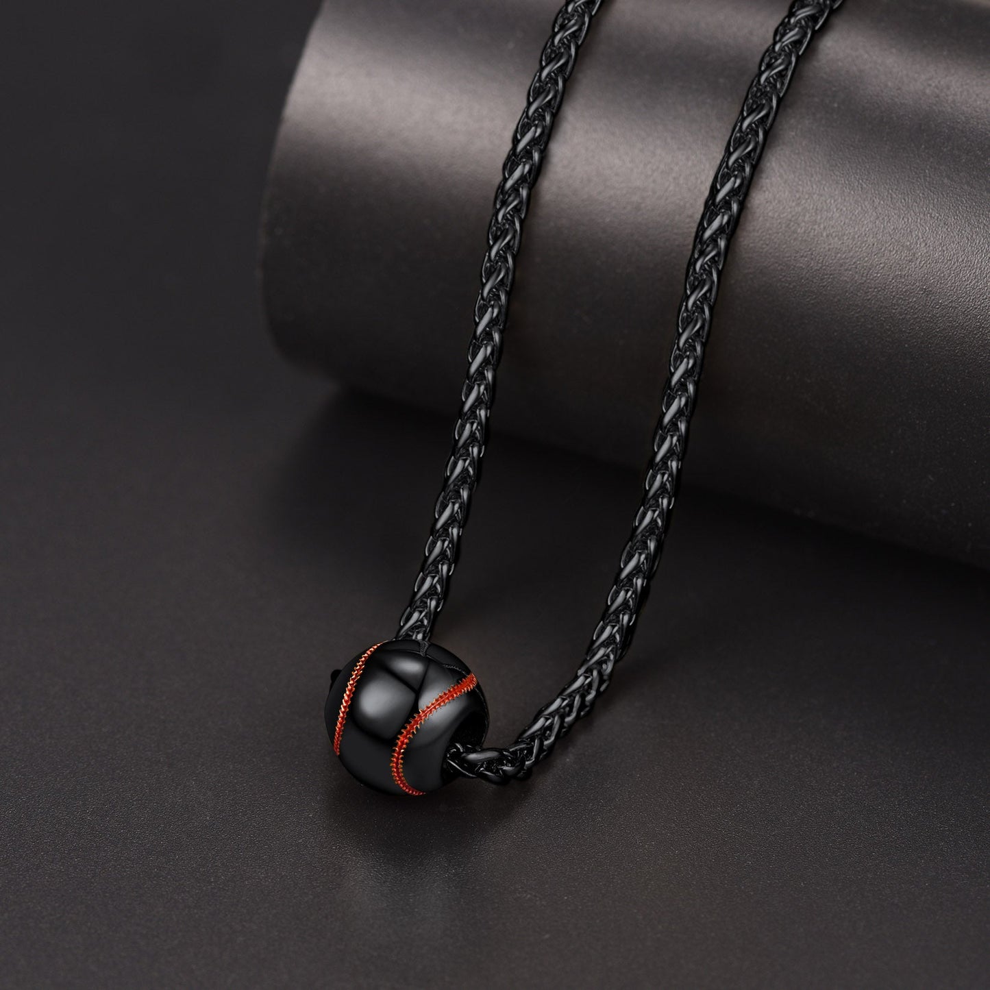 Sport Baseball Pendant Necklace Chain for