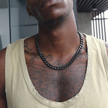 9mm Miami Cuban Chain & Bracelet Jewelry Set for