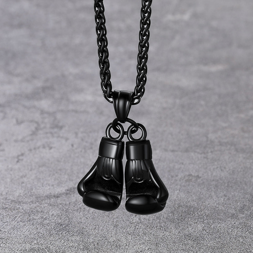 Boxing Gloves Pendant Necklace for