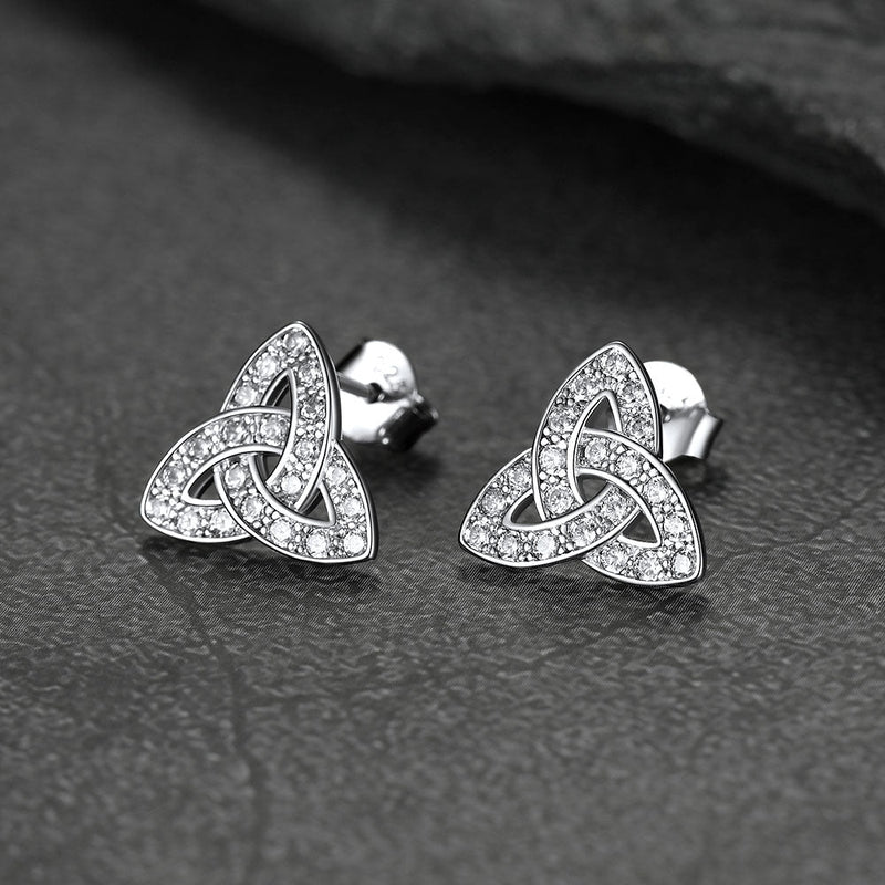 Knot Earrings for in Sterling Silver