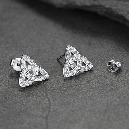 Knot Earrings for in Sterling Silver