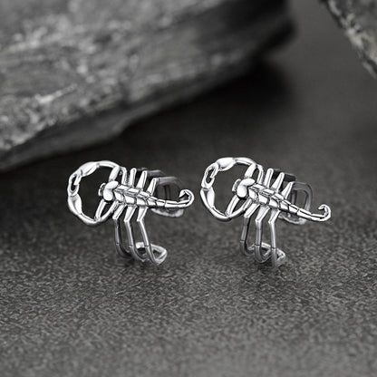 Sterling Silver Scorpion Ear Cuff for