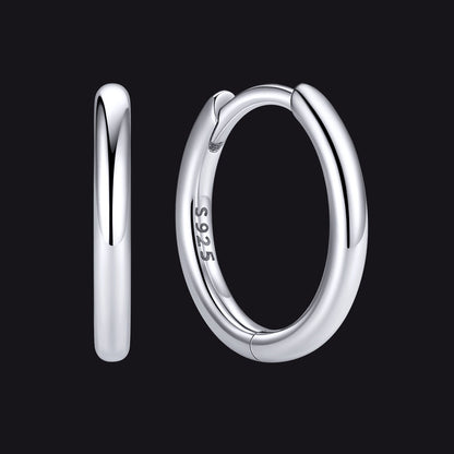 Sterling Silver Hoop Earrings for