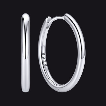 Sterling Silver Hoop Earrings for