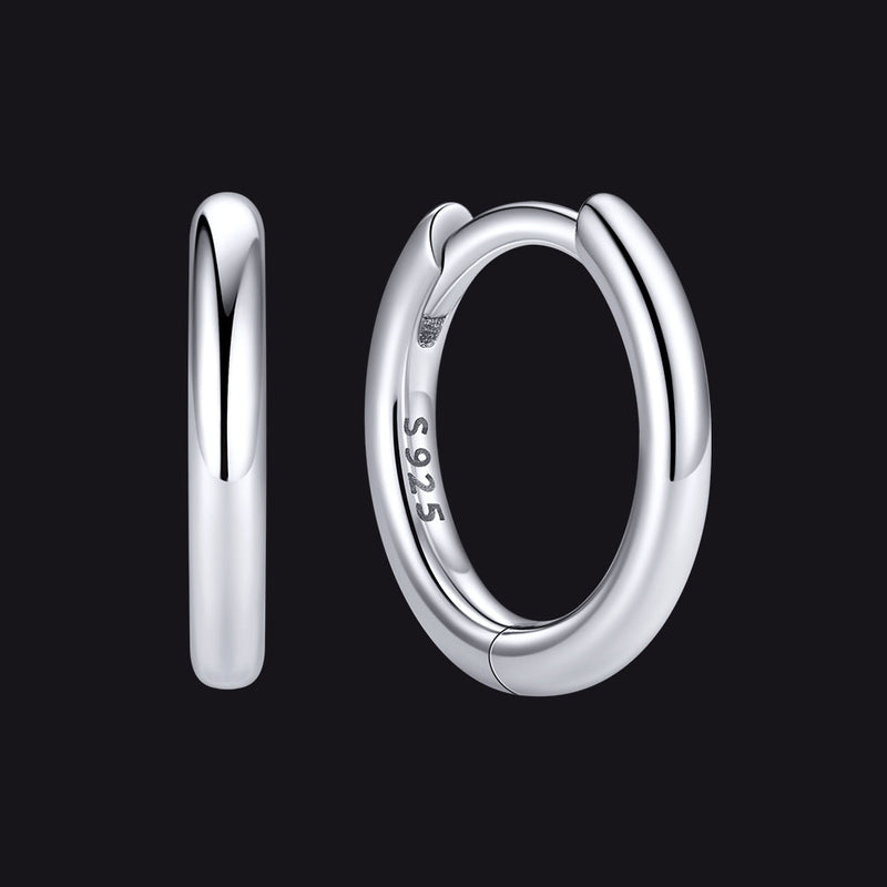 Sterling Silver Hoop Earrings for