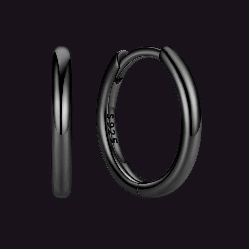 Sterling Silver Hoop Earrings for