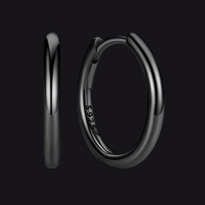 Sterling Silver Hoop Earrings for