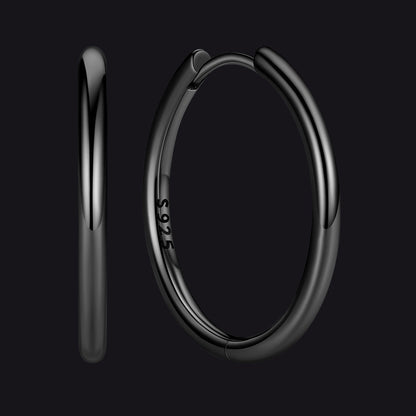 Sterling Silver Hoop Earrings for