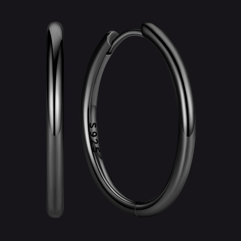 Sterling Silver Hoop Earrings for
