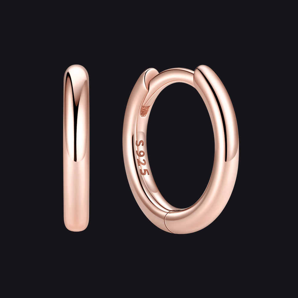 Sterling Silver Hoop Earrings for