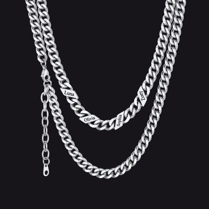 Custom Cuban Link Chains With Names Necklace for , 5/7/9mm Width
