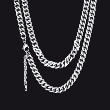 Custom Cuban Link Chains With Names Necklace for , 5/7/9mm Width