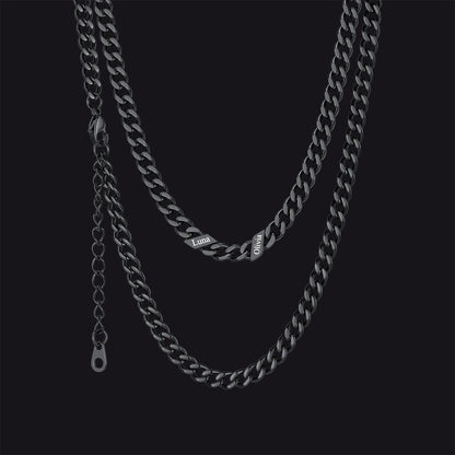 Custom Cuban Link Chains With Names Necklace for , 5/7/9mm Width