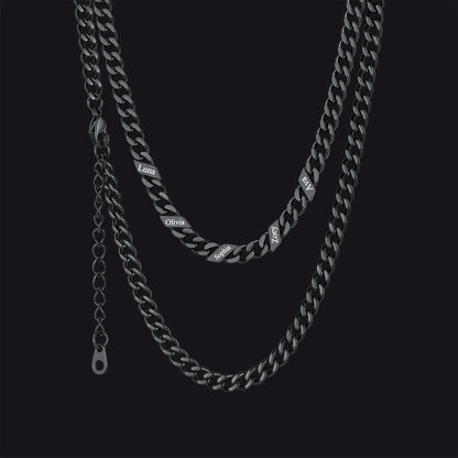 Custom Cuban Link Chains With Names Necklace for , 5/7/9mm Width