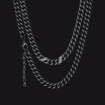 Custom Cuban Link Chains With Names Necklace for , 5/7/9mm Width