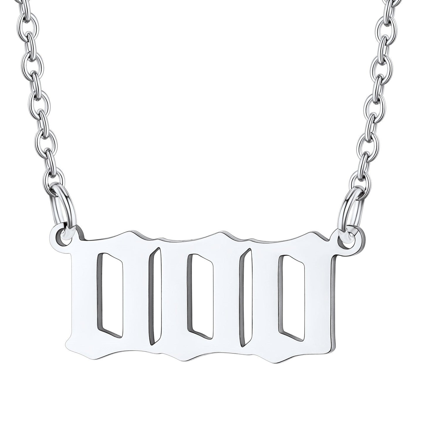 Personalized Angel Number Necklace for
