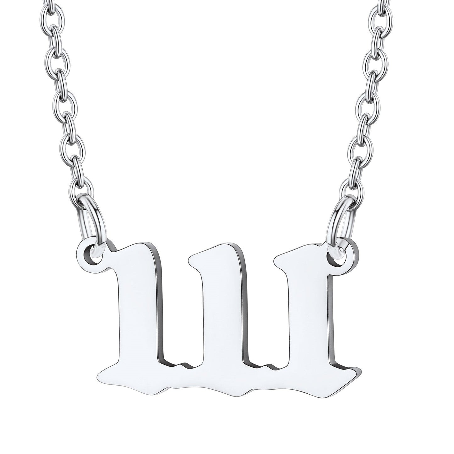 Personalized Angel Number Necklace for