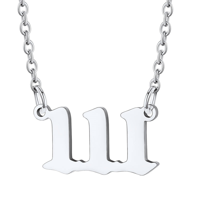 Personalized Angel Number Necklace for
