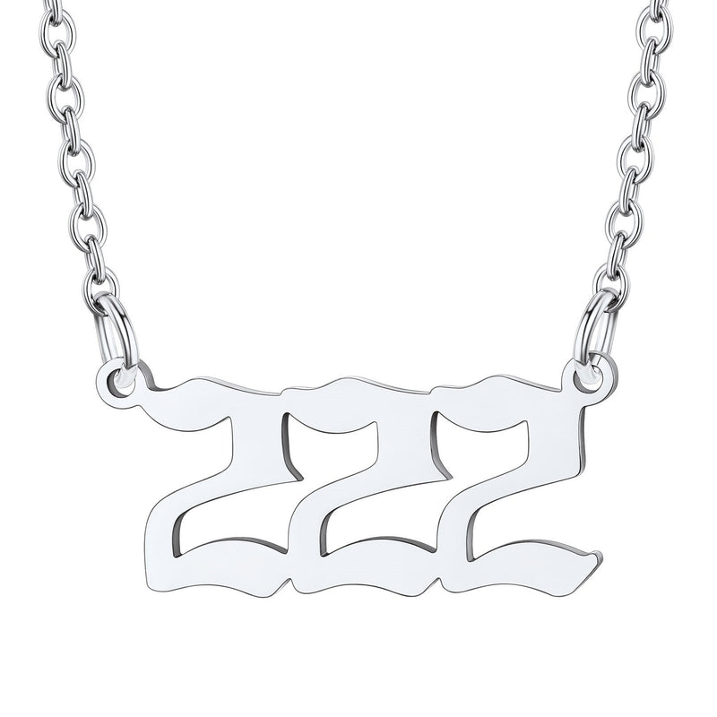 Personalized Angel Number Necklace for