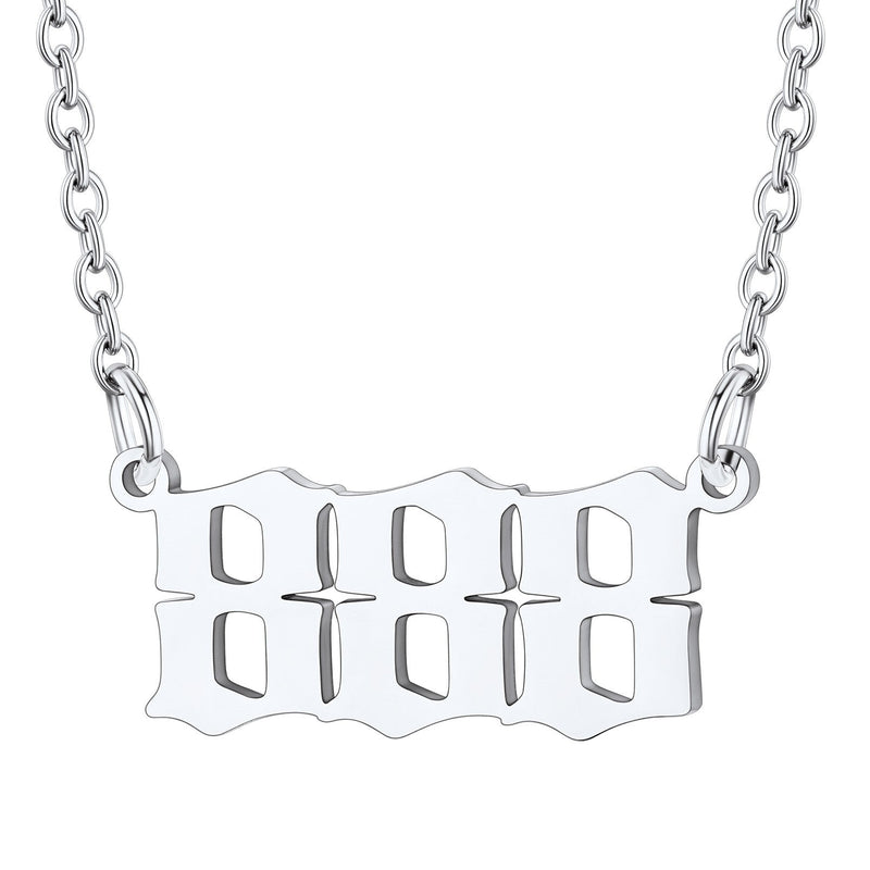 Personalized Angel Number Necklace for