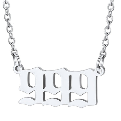 Personalized Angel Number Necklace for