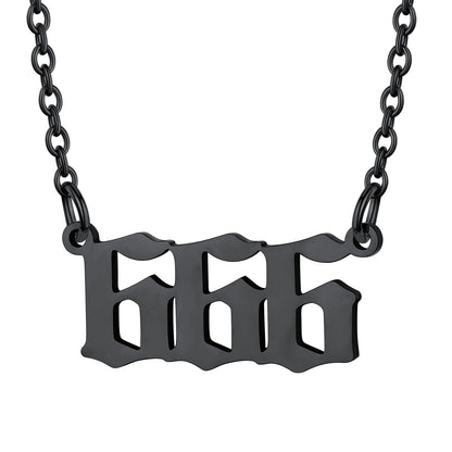 Personalized Angel Number Necklace for