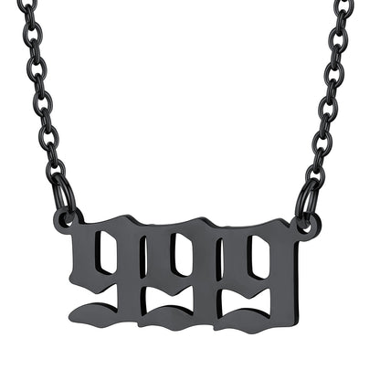 Personalized Angel Number Necklace for