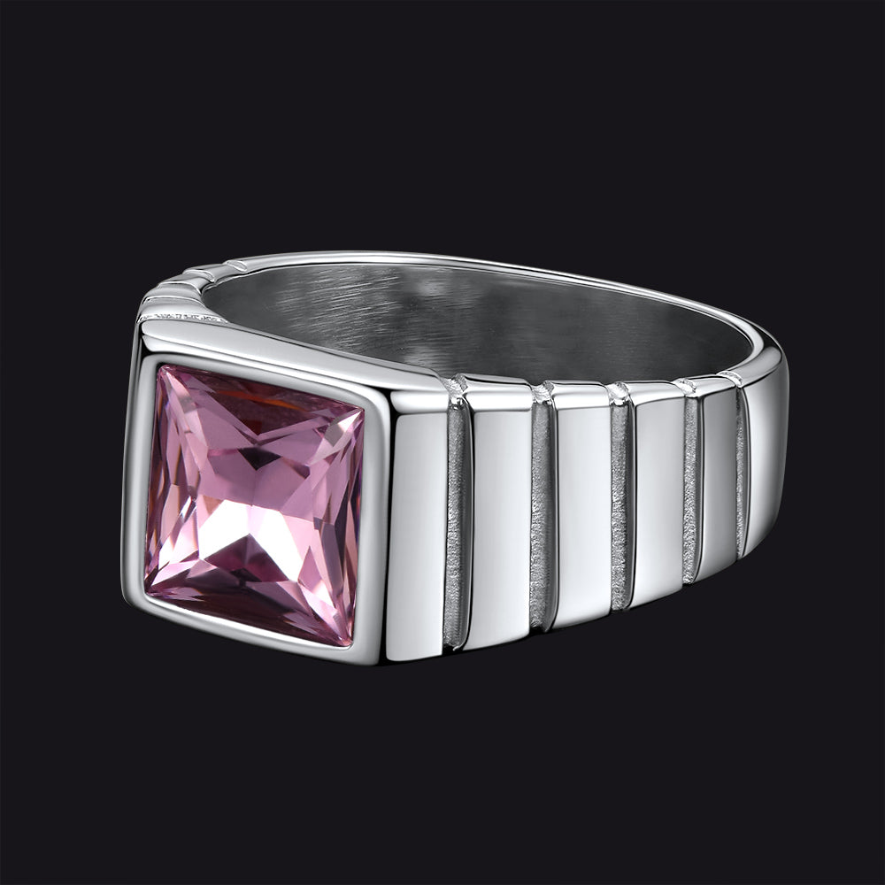 Birthstone Band Ring for