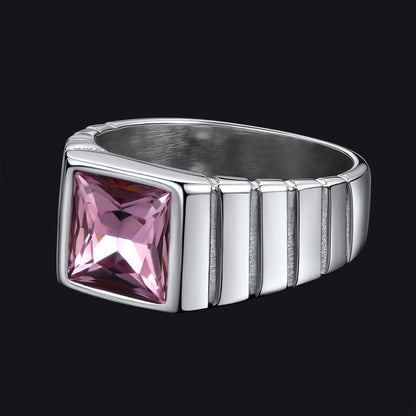 Birthstone Band Ring for