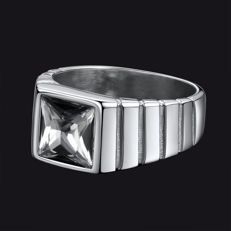 Birthstone Band Ring for