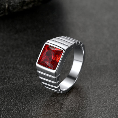 Birthstone Band Ring for