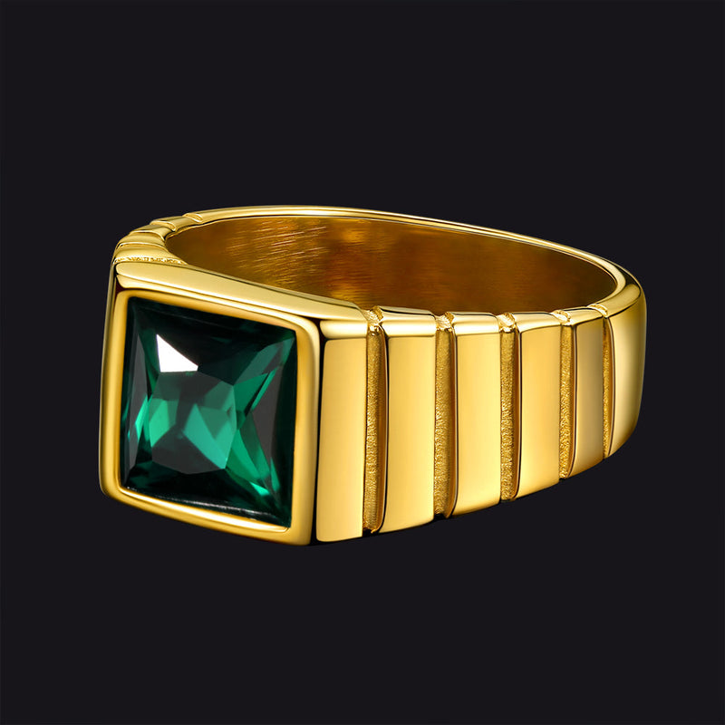 Birthstone Band Ring for