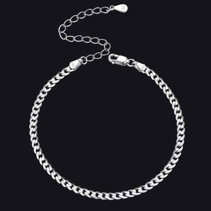 Sterling Silver Chain Link Bracelet for
