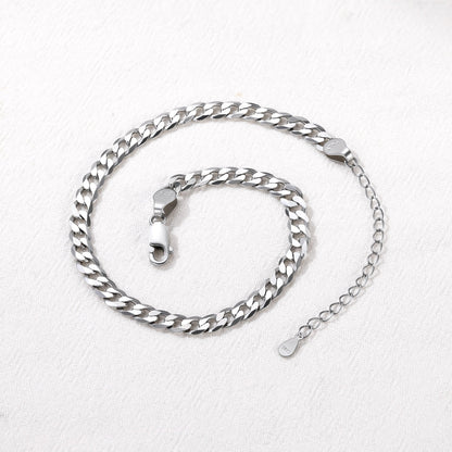Sterling Silver Chain Link Bracelet for