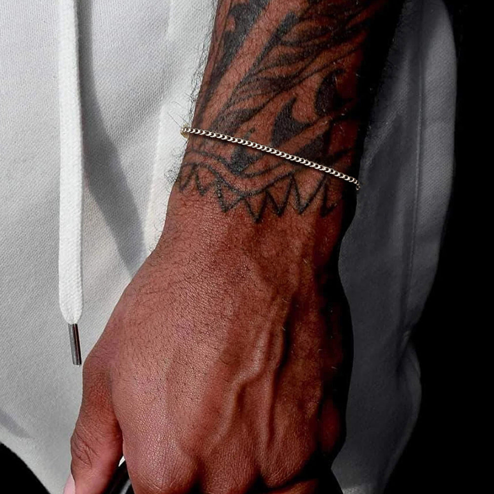 Sterling Silver Chain Link Bracelet for