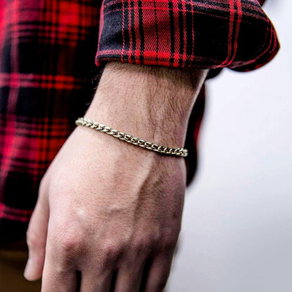 Sterling Silver Chain Link Bracelet for