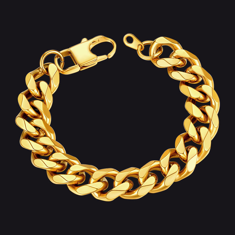 Chunky Cuban Link Chain Bracelets Gift for
